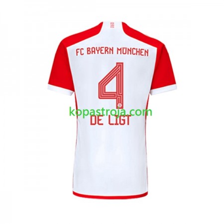 Billiga Fotbollströjor Bayern München Matthijs de Ligt 4 Hemma tröja 2023/24 Kortärmad